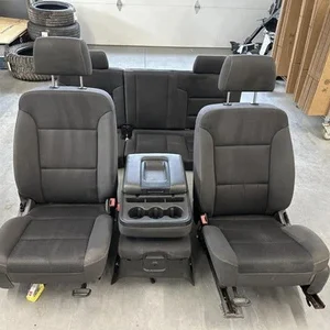 15-'19 CHEVROLET SILVERADO 2500 Double Cab complete manual seat set OEM